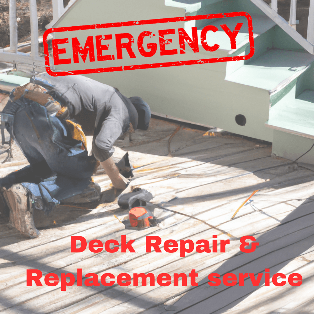 emergency deck Repair Replacement service