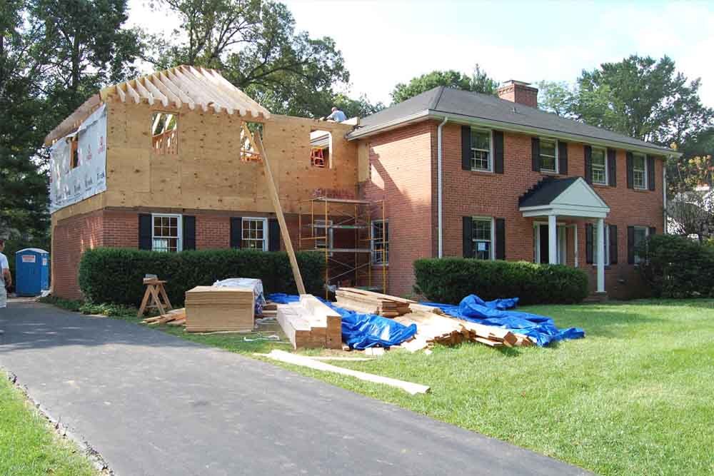 Craftsman-style primary suite added by transforming attic space