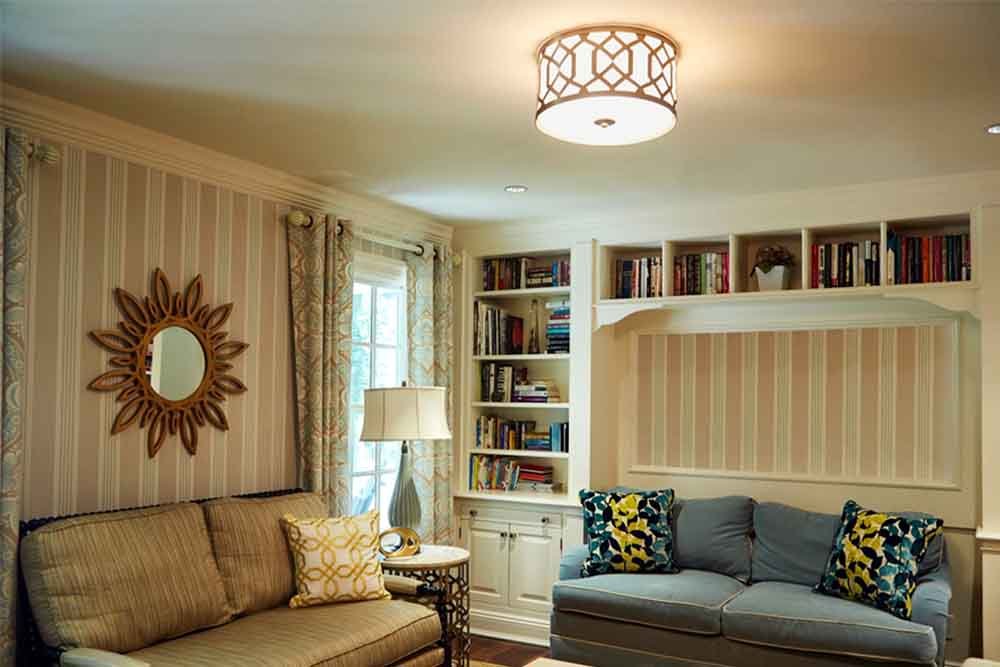 Special lighting solutions for basements with low ceilings