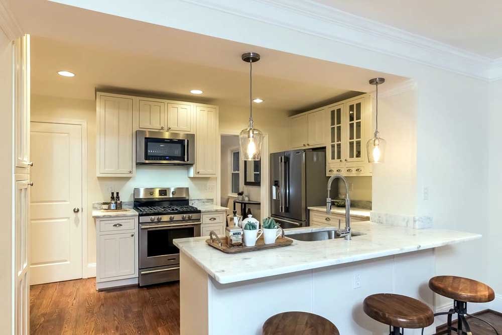 kitchen remodels designed around the view