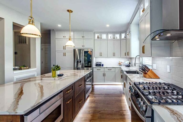 high-value kitchen remodel in seattle with modern cabinets and appliances